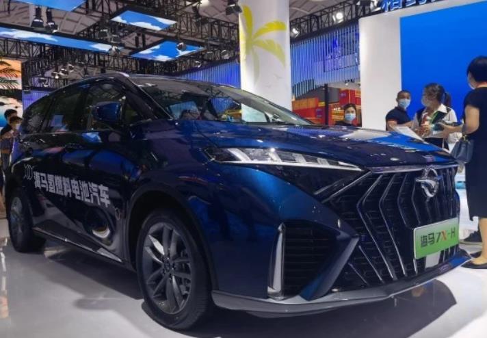 海馬7X-H實(shí)車現(xiàn)身，氫燃料電池MPV