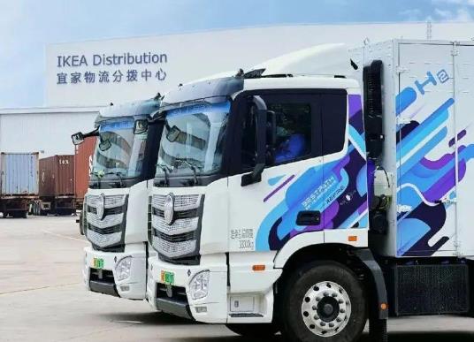 重塑協(xié)同北汽福田：宜家首批60輛氫能重卡投運(yùn)！